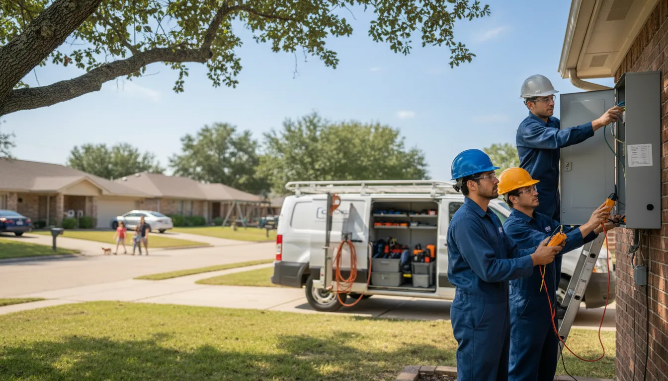 Certified electrician providing emergency electrical services in Winfield, IA